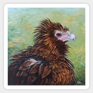 "Don't Ruffle My Feathers"  Wedge-tailed Eagle Sticker